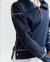 5 Star Half Zip Scuba Top - Navy