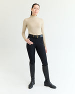 Classic Mock Neck - Safari - Ladies