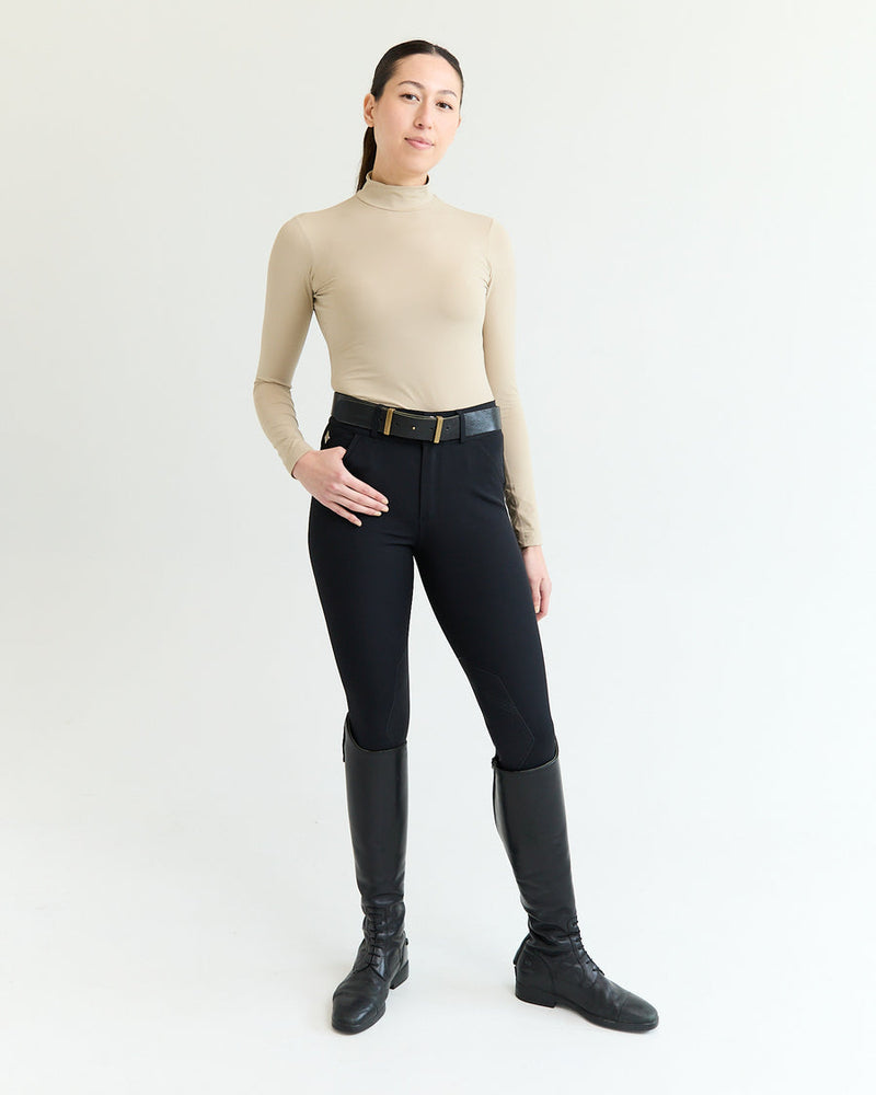 Classic Mock Neck - Safari - Ladies
