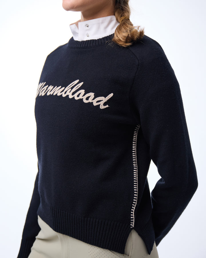 The Warmblood Sweater - Black/Tan - Ladies