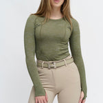 Kennedy Seamless Longsleeve Shirt - Wallstreet Camo - Ladies