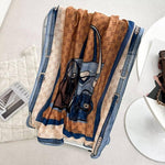 Belts in Blue/Brown Scarf