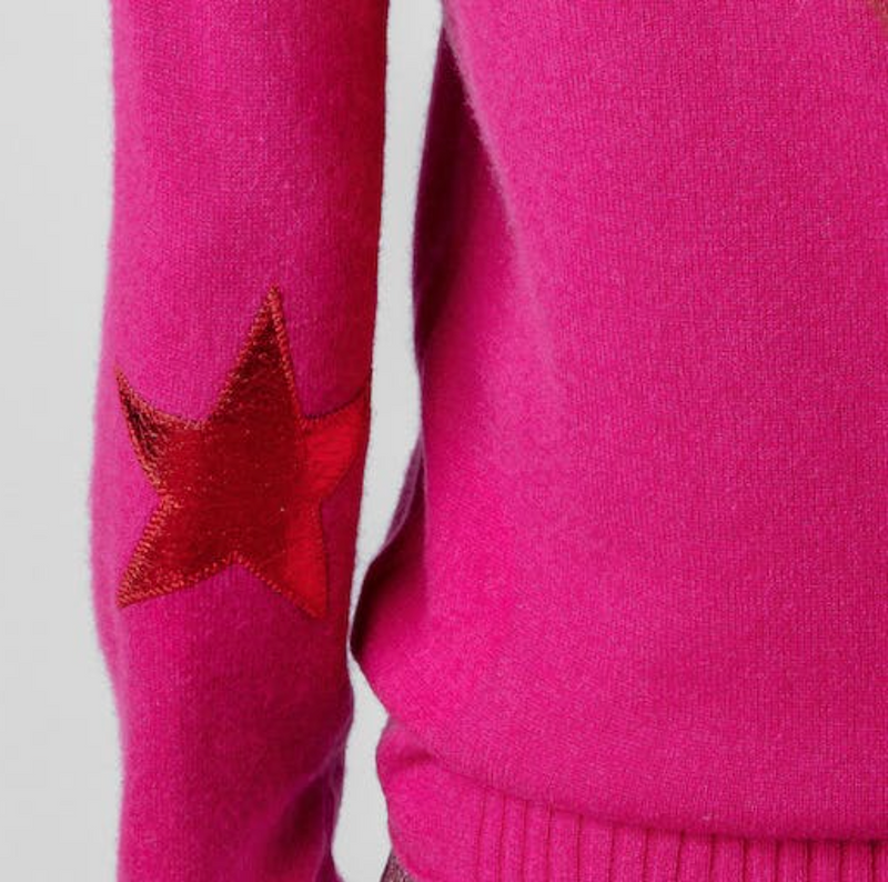 Vivi Star Elbow Cashmere Sweater - Zadig & Voltaire