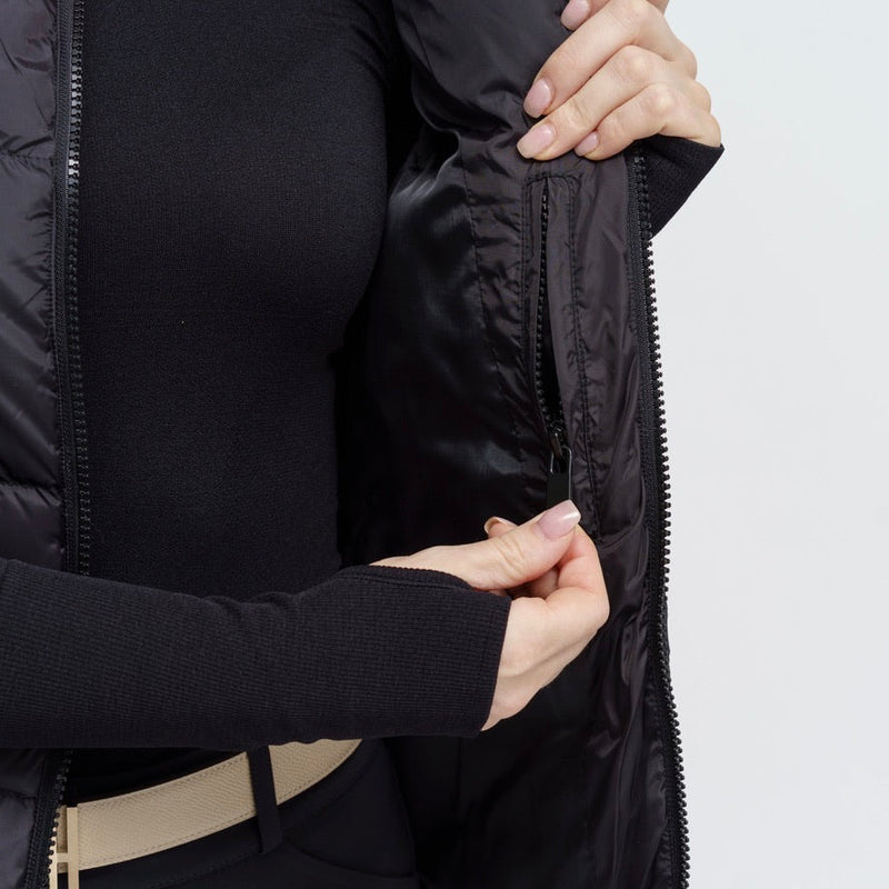 The TKEQ Puffy Vest - Classic Black