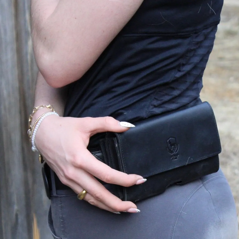 Euro Leather Belt Bag