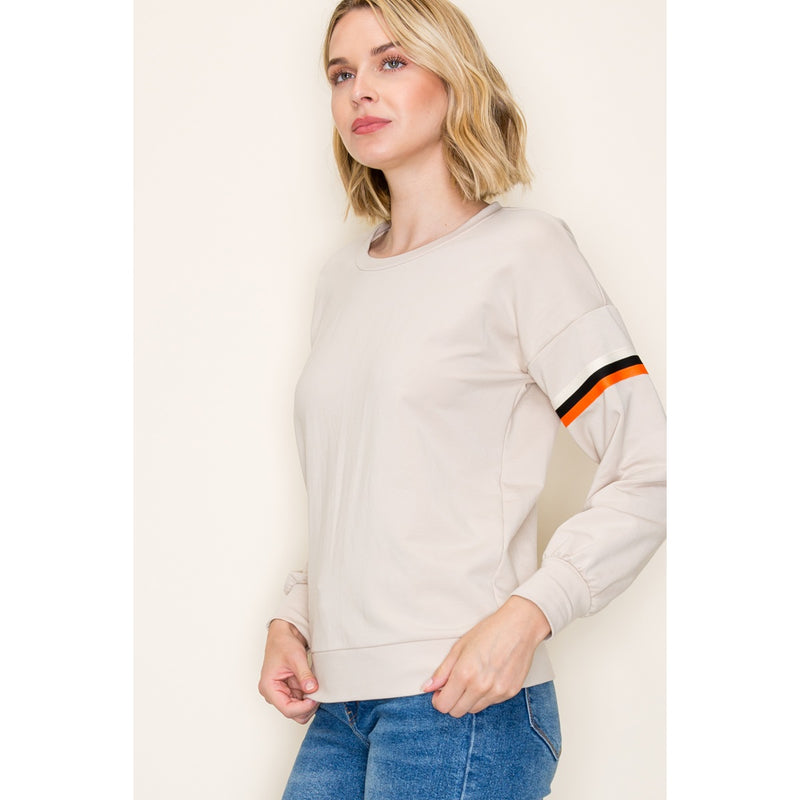 Varsity Tape French Terry Crew