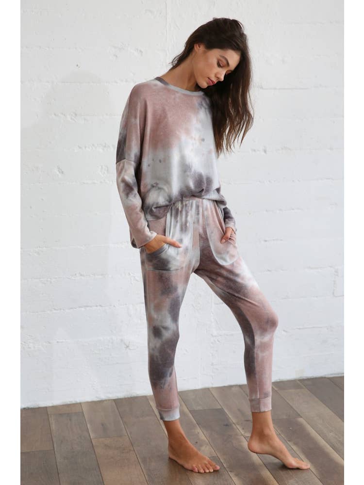 Brushed French Terry Dye Sweatshirt