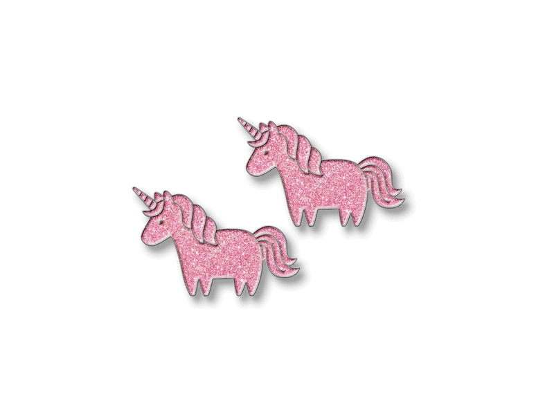 Pink Unicorn Number Pins