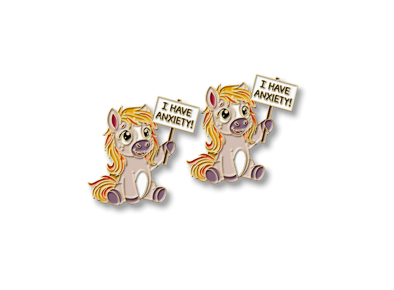 I Have Anxiety Number Pins