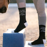 I Like Horses Crew Socks