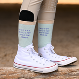 Horse Mom Crew Socks