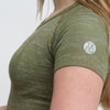 Kennedy Seamless Shortsleeve Shirt - Wallstreet Camo - Ladies