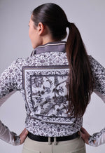 Ginger Jar Print Sunshirt - Coal Grey - Ladies