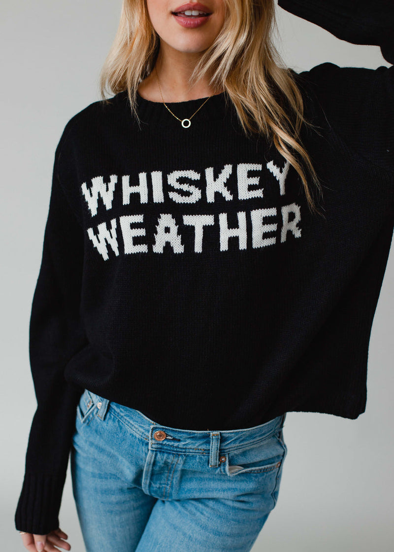 Whiskey Weather Sweater - Black