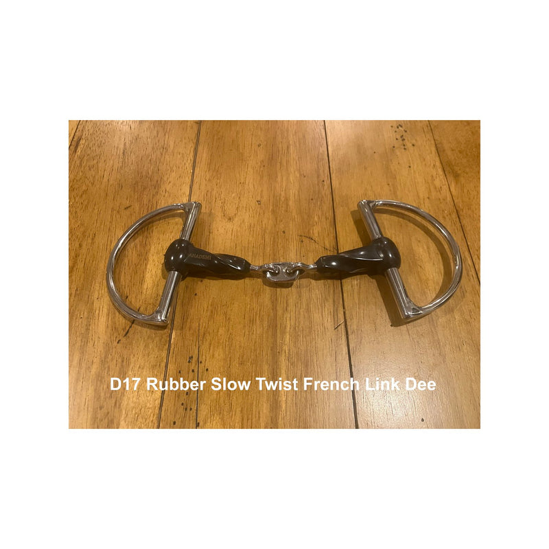 Rubber Slow Twist French Link Dee