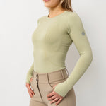 Kennedy Seamless Longsleeve Shirt - Lucky Green - Ladies