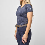 Kennedy Seamless Shortsleeve Shirt - Navy Camo - Ladies
