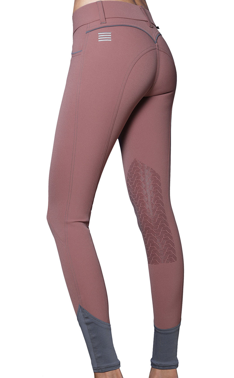 Elara Knee Patch Breech - Rosewood - Ladies