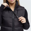 The TKEQ Puffy Vest - Classic Black