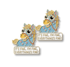 It's Fine Number Pins