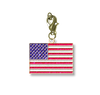 American Flag Sparkles Charm