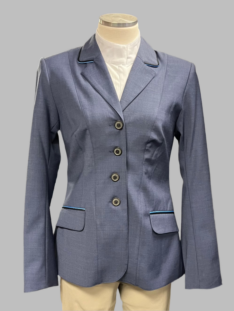 Exclusive Custom Show Coat - Mid Blue/Light Blue/Black - Ladies