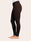 Gracie Knee Patch Breech - Chocolate Plum