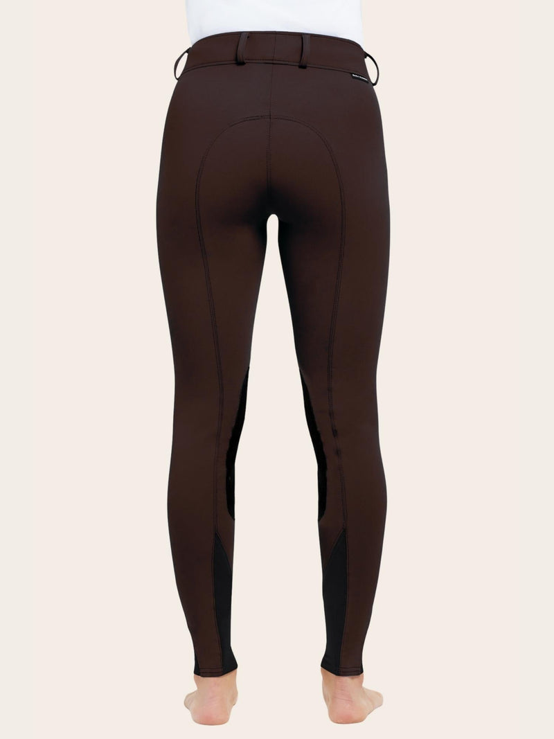 Gracie Knee Patch Breech - Chocolate Plum