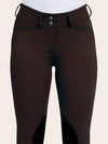 Gracie Knee Patch Breech - Chocolate Plum