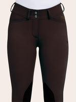Gracie Knee Patch Breech - Chocolate Plum