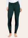Gracie Knee Patch Breech - Forest - Ladies