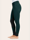 Gracie Knee Patch Breech - Forest - Ladies