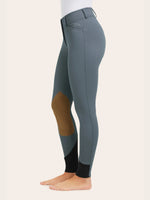 Gracie Knee Patch Breech - Blue Slate - Ladies