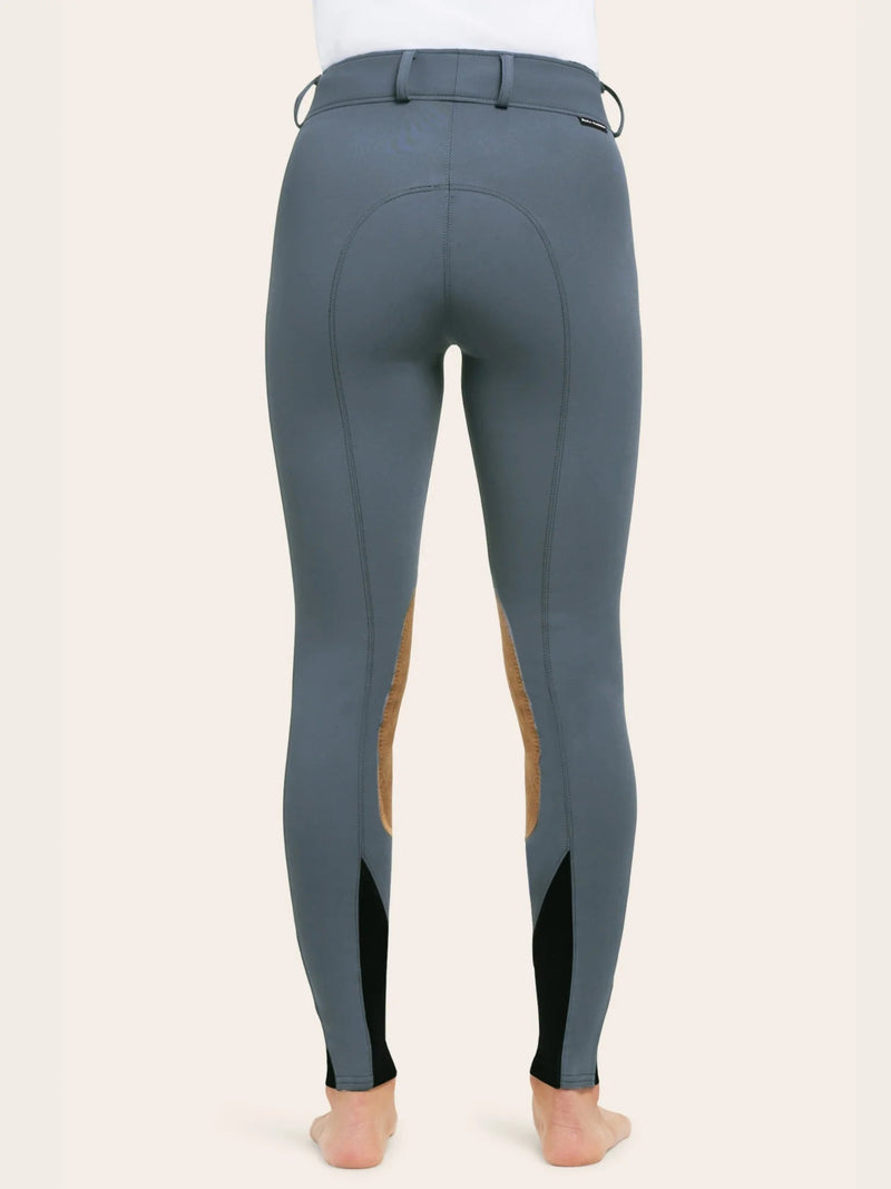 Gracie Knee Patch Breech - Blue Slate - Ladies
