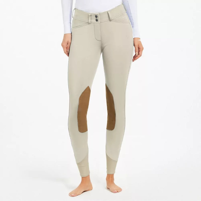 Gracie Knee Patch Breech - Sand - Ladies