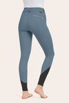 Hayden Silicone Knee Patch Breech - Blue Stone - Ladies