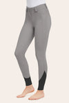 Hayden Silicone Knee Patch Breech - Cloud Grey - Ladies