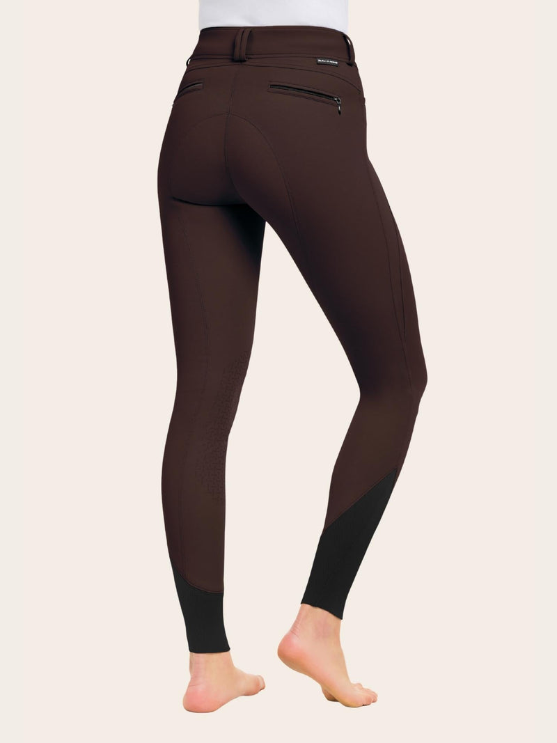 Hayden Silicone Knee Patch Breech - Chocolate Plum