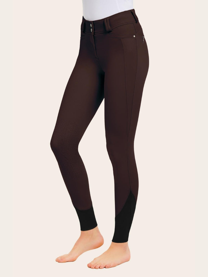 Hayden Silicone Knee Patch Breech - Chocolate Plum
