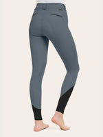 Hayden Silicone Knee Patch Breech - Blue Slate - Ladies