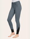 Hayden Silicone Knee Patch Breech - Blue Slate - Ladies
