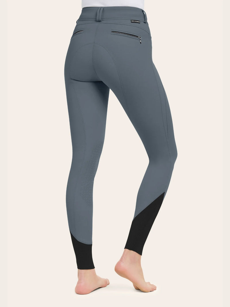 Hayden Silicone Knee Patch Breech - Blue Slate - Ladies