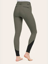 Hayden Silicone Knee Patch Breech - Dusty Olive - Ladies