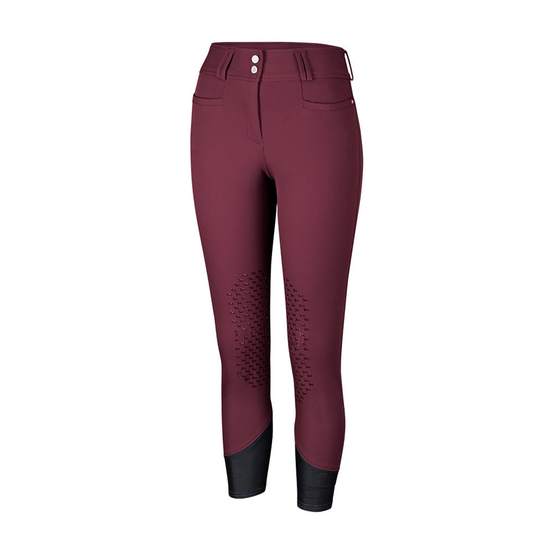 Harper Silicone Knee Patch Breech - Deep Currant - Ladies