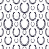 Laney Sleeveless Show Shirt - Horseshoes