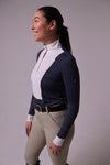 Bib Show Shirt Longsleeve - Cadet Blue - Ladies