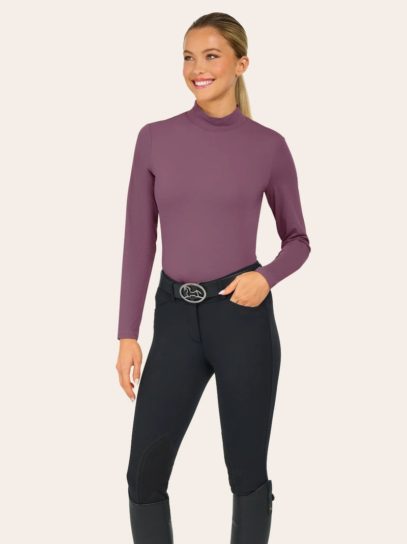 Jemma Mock Neck - Tulipwood - Ladies