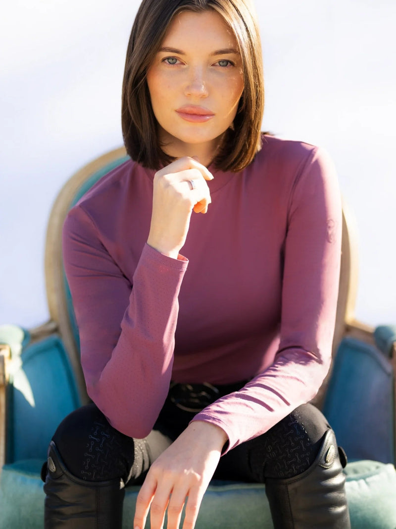 Jemma Mock Neck - Tulipwood - Ladies