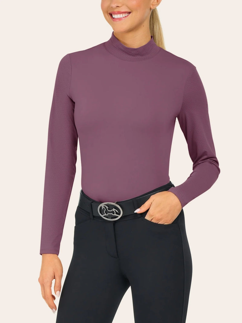 Jemma Mock Neck - Tulipwood - Ladies