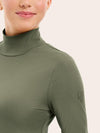 Joelle Mock Neck Shirt - Thyme